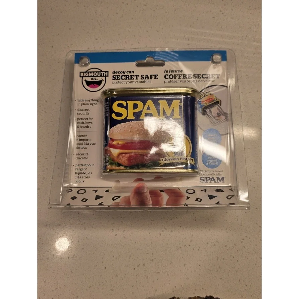 SPAM -  Bigmouth Inc.  Decoy Secret Safe Can. Stash Your Cash New Factory Sealed